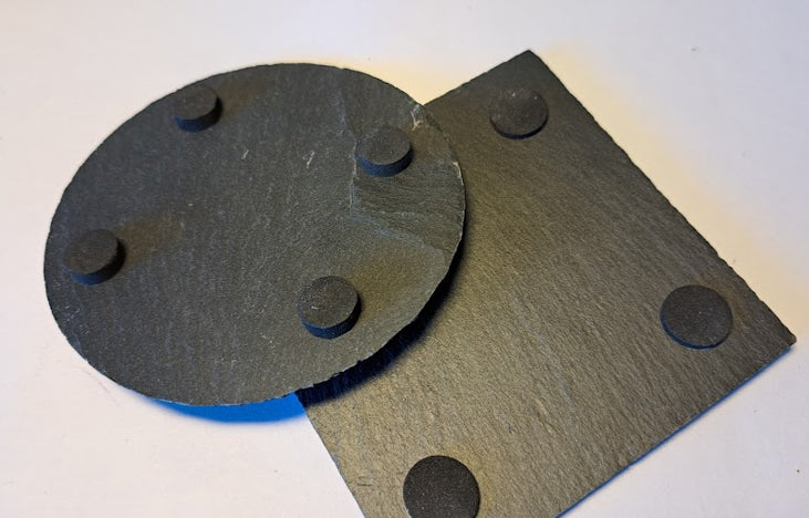 Stenunderlägg i skiffer 4st
