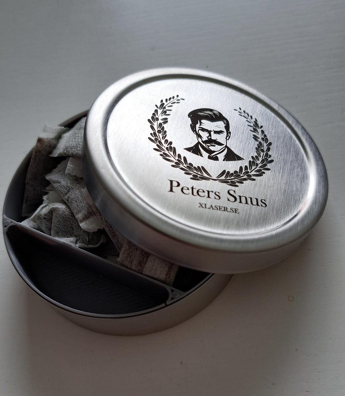 Snusdosa som fars dagspresent