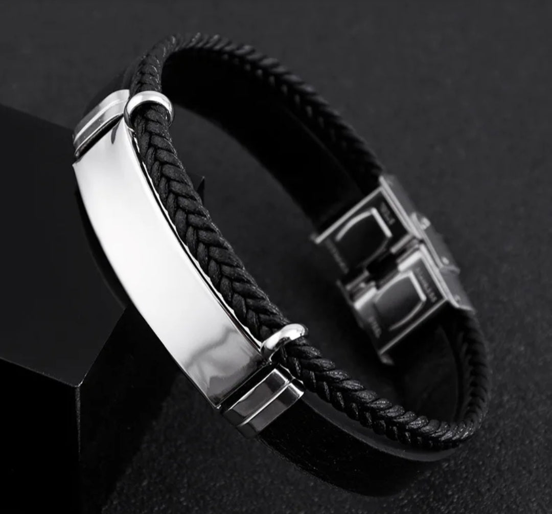Läderarmband dual