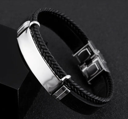 Läderarmband dual